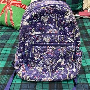 Vera Bradley Harry Potter Purple Owl Forbidden Forest Laptop campus Backpack